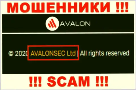 АвалонСек Ком - КИДАЛЫ, принадлежат они AvalonSec Ltd