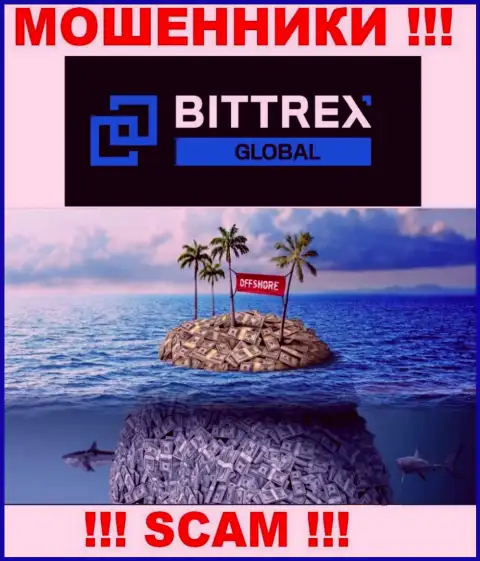 Бермудские острова - именно здесь, в оффшоре, зарегистрированы кидалы Bittrex