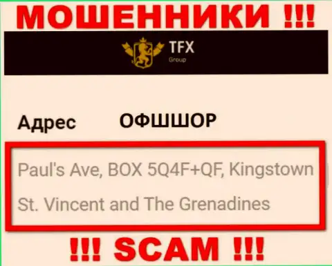 Не работайте с конторой TFX Group - эти мошенники скрылись в офшорной зоне по адресу - Paul's Ave, BOX 5Q4F+QF, Kingstown, St. Vincent and The Grenadines