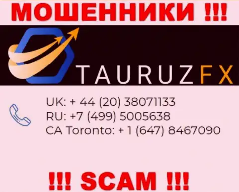 Не поднимайте трубку, когда звонят неизвестные, это могут быть аферисты из компании TauruzFX Com