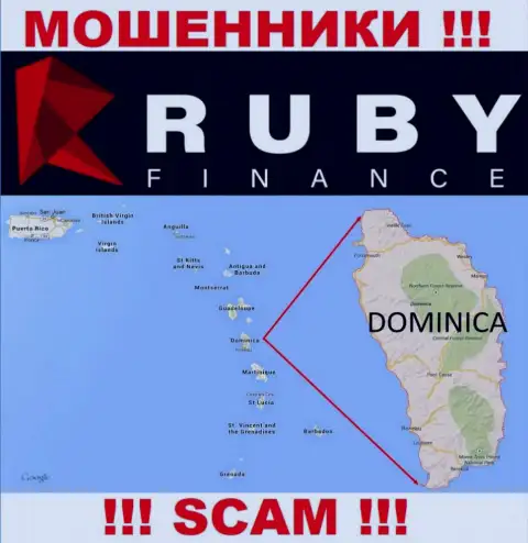 Контора Ruby Finance похищает деньги людей, зарегистрировавшись в оффшоре - Commonwealth of Dominica