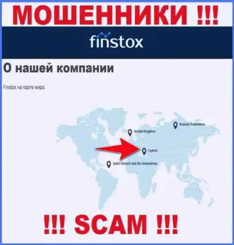 Finstox Com - это интернет мошенники, их место регистрации на территории Кипр