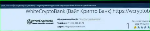 White Crypto Bank разводят и денежные средства людям не выводят - обзор организации