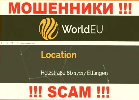 Избегайте работы с конторой WorldEU Com !!! Предоставленный ими адрес - это ложь