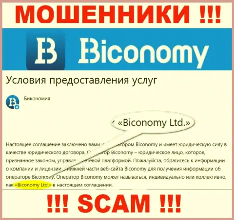 Юр. лицо, владеющее internet-обманщиками Бикономи - это Biconomy Ltd