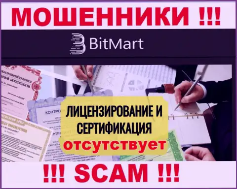 В связи с тем, что у BitMart нет лицензии, работать с ними довольно-таки опасно - это ЛОХОТРОНЩИКИ !