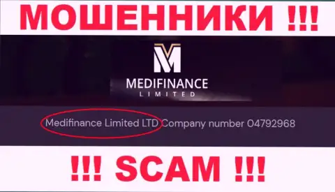 MediFinance Limited вроде бы, как руководит контора МедиФинансЛимитед Лтд