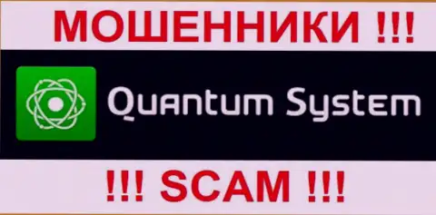 Фирменный знак шулерской дилинговского центра Quantum-System Оrg